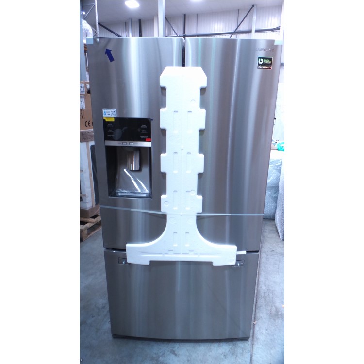 GRADE A3 - Samsung RF23HTEDBSR 530L American Freestanding Fridge Freezer - Stainless Steel