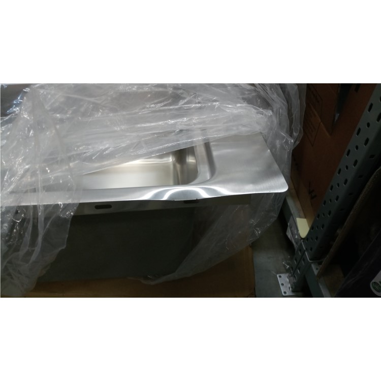 GRADE A3 - CDA KVF22LSS Designer One And A Half Bowl Sink Flush Fit - Left Hand Drainer