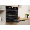 Refurbished Indesit IFW6330BL 60cm Single Built In Electric Oven Black