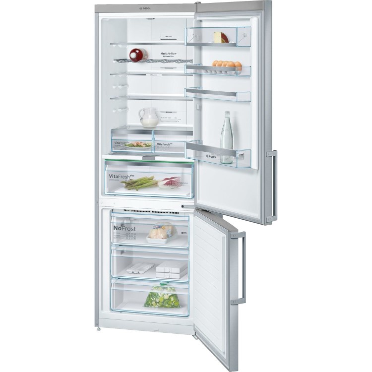 GRADE A2 - Bosch KGN49AI30G No Frost Easy Clean 435L A++ Fridge Freezer - Stainless Steel