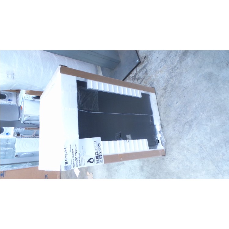 GRADE A3 - Hotpoint HUE61GS 60cm Wide Double Oven Electric Cooker With Ceramic Hob - Graphite