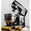 GRADE A1 - ElectriQ 5.2 litre Electric Food Stand Mixer 1500w Black with Dishwasher Safe Attachments