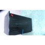 GRADE A3 - Rangemaster Kitchener 60cm Double Oven Electric Cooker With Ceramic Hob Black And Chrome