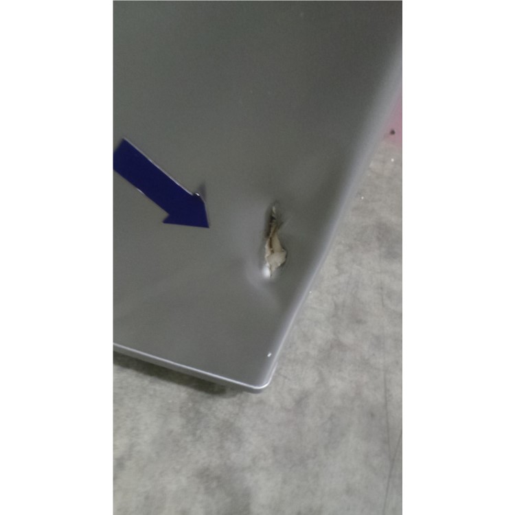 GRADE A3 - Hotpoint RFAA52S Ice Diamond Freestanding Fridge Freezer Silver