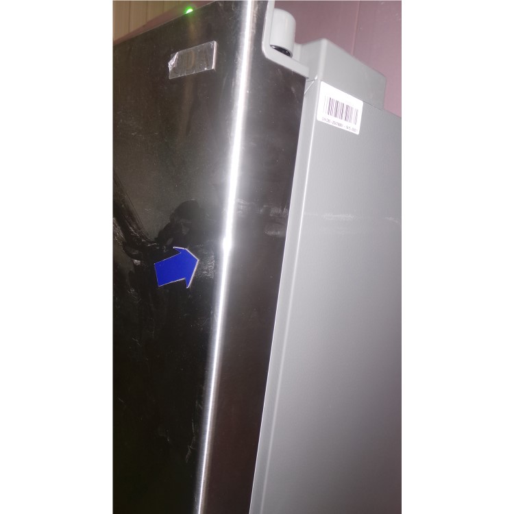 GRADE A3 - CDA PC87SC American Style Two Door Two Drawer Freestanding Fridge Freezer - Stainless Steel Colour