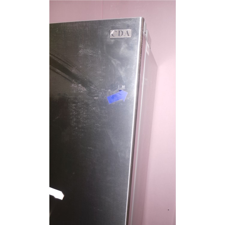 GRADE A3 - CDA PC87SC American Style Two Door Two Drawer Freestanding Fridge Freezer - Stainless Steel Colour