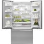 Fisher & Paykel RF540ADUSX4 24198 Three Door Freestanding Fridge Freezer With Ice Maker And Water Dispenser - EZKleen Stainless Steel