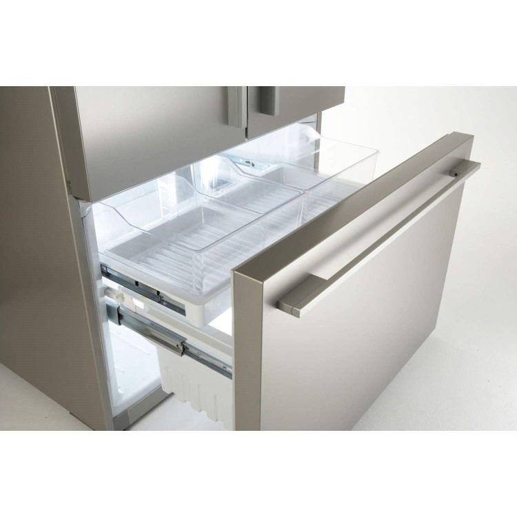 Fisher & Paykel RF540ADUSX4 24198 Three Door Freestanding Fridge Freezer With Ice Maker And Water Dispenser - EZKleen Stainless Steel