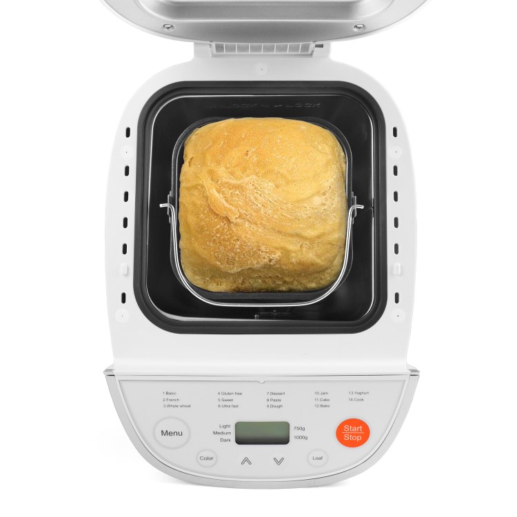 electriQ Premium Automatic Bread Maker with 14 Settings Including Gluten Free