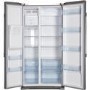 GRADE A1 - Haier HRF-628IF6 2-Door A+ Side By Side American Fridge Freezer With Ice And Water Dispenser Stainless Steel Look