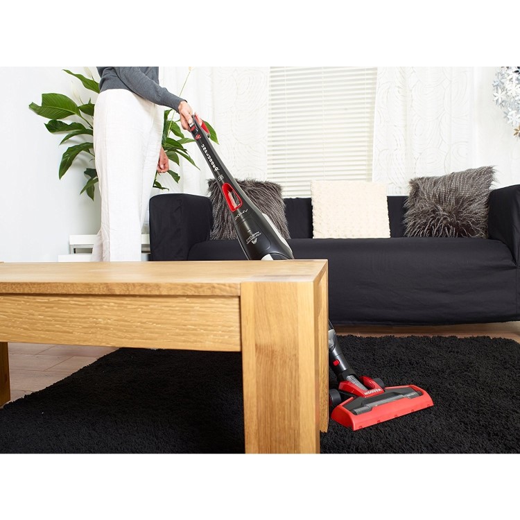 Hoover UNP204B Unplugged Cordless Stick Vacuum Cleaner - Black & Red