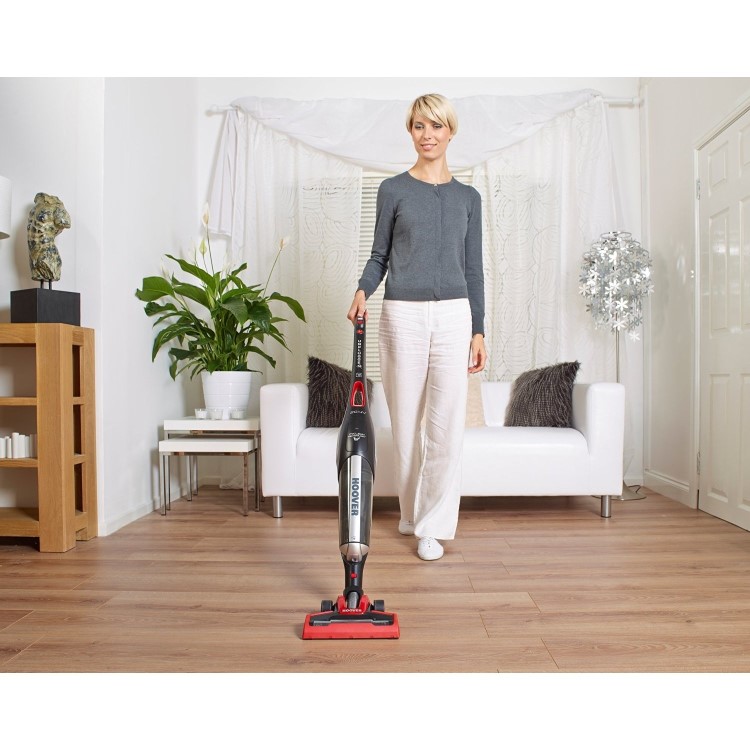 Hoover UNP204B Unplugged Cordless Stick Vacuum Cleaner - Black & Red