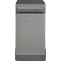 GRADE A2 - Hotpoint SIAL11010G 10 Place Slimline Freestanding Dishwasher Graphite