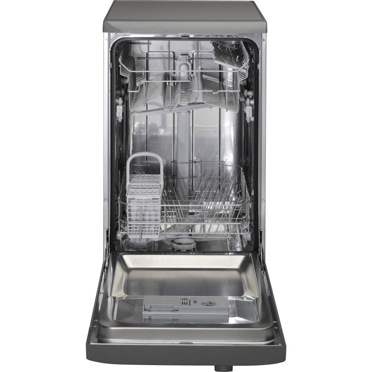 GRADE A2 - Hotpoint SIAL11010G 10 Place Slimline Freestanding Dishwasher Graphite