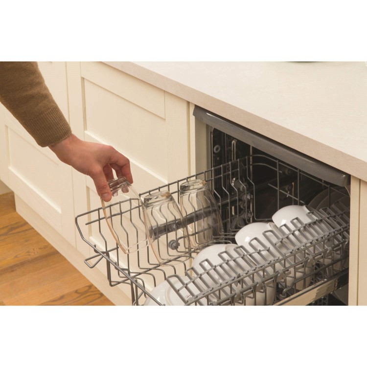 GRADE A2 - Hotpoint SIAL11010G 10 Place Slimline Freestanding Dishwasher Graphite