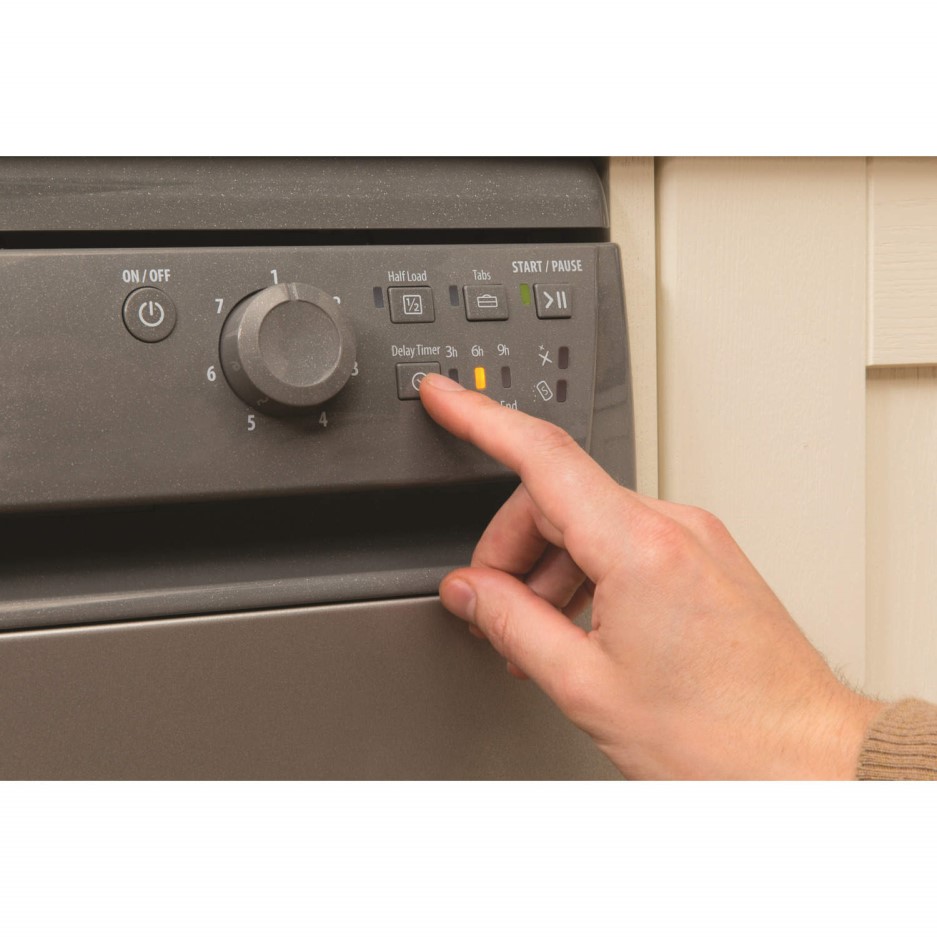 Hotpoint Aquarius SIAL11010G 10 Place Slimline Freestanding Dishwasher