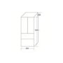 GRADE A1 - As new but box opened - CDA PC84SC American Fridge Freezer Stainless Steel Look