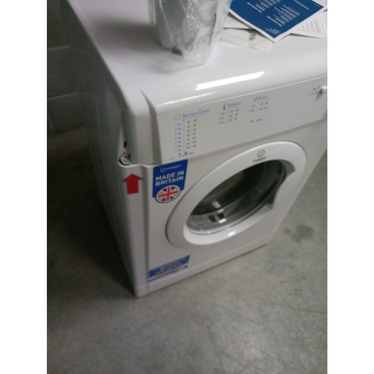 GRADE A3 - Indesit IDV75 7kg Freestanding Vented Tumble Dryer - White