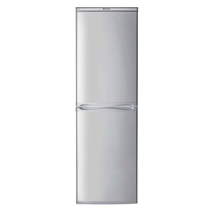 Hotpoint RFAA52S 50/50 Ice Diamond Freestanding Fridge Freezer Silver