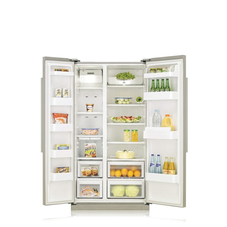 Samsung RSA1SHPN1 Frost Free 529L American Freestanding Fridge Freezer - Platinum Inox Stainless Steel