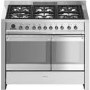 Smeg A2PY-8 Opera Stainless Steel 100cm Dual Fuel Range Cooker With Pyrolytic Function