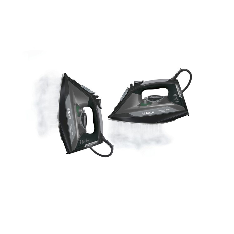 Bosch TDA3020GB Steam Iron With Continuous Steam - Black & Grey
