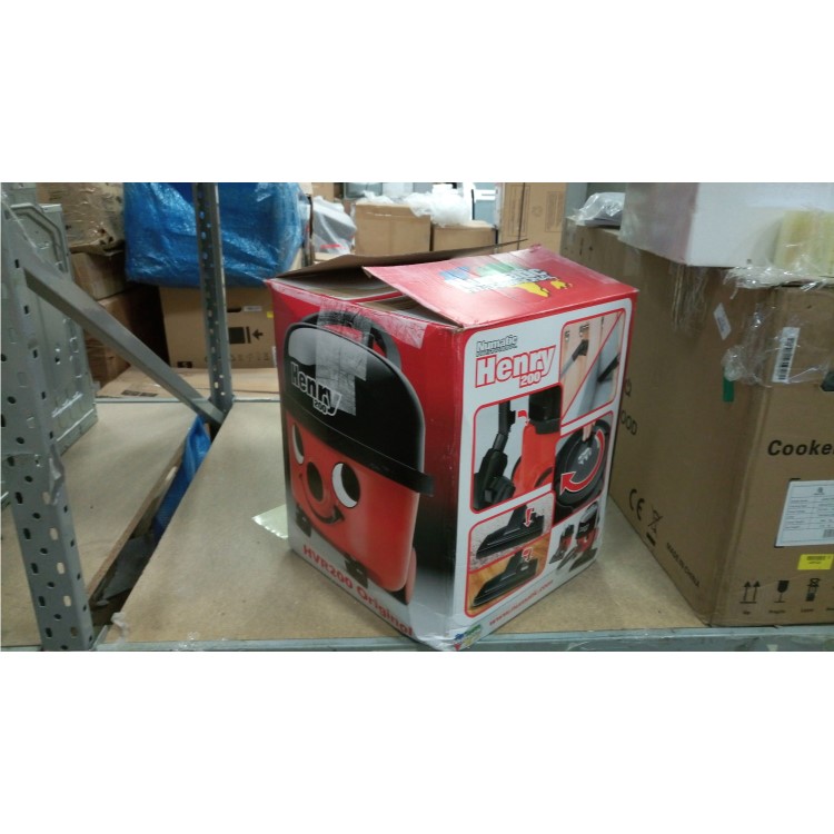 GRADE A2 - Numatic HVR200RED Henry Cylinder Vacuum Cleaner - Red