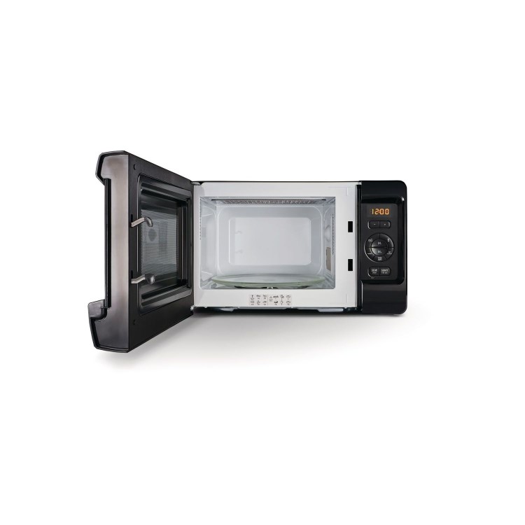 GRADE A1 - Hotpoint MWH2422MB 24L 750W Freestanding Microwave with Grill in Black