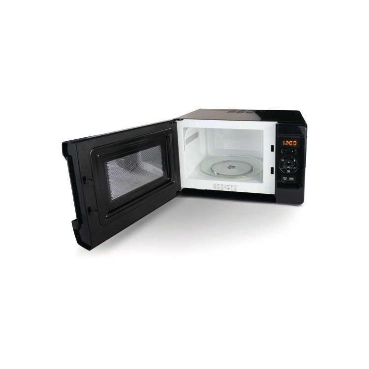GRADE A1 - Hotpoint MWH2422MB 24L 750W Freestanding Microwave with Grill in Black