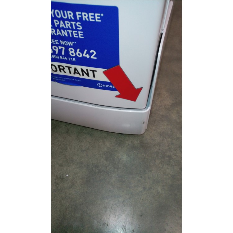 GRADE A3 - Indesit DSR15B1 10 Place Freestanding Slimline Dishwasher - White