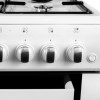 Refurbished electriQ 50cm Single Oven Gas Cooker - White