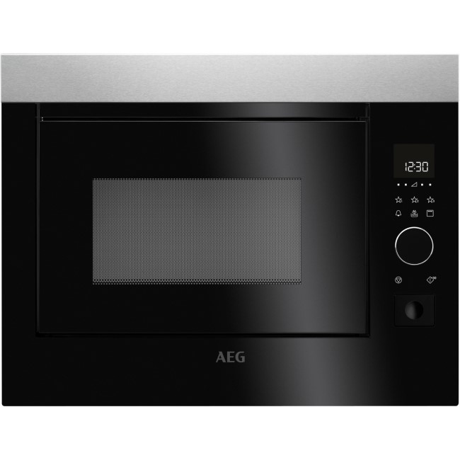 GRADE A2 - AEG MBE2658D-M Fully Built-in 26L Microwave with Grill