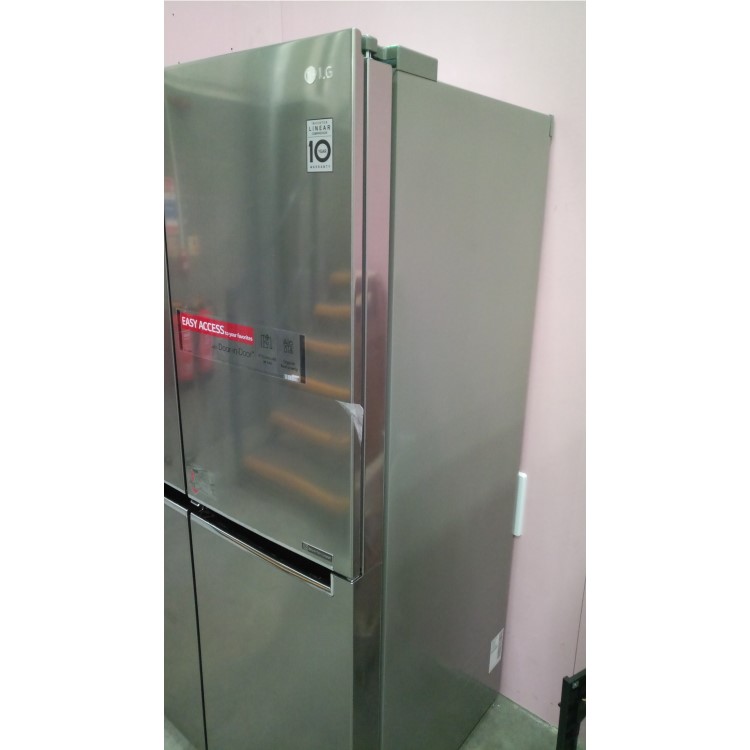 GRADE A3 - LG GSM760PZXZ Four Door American Style Refrigerator - Stainless Steel