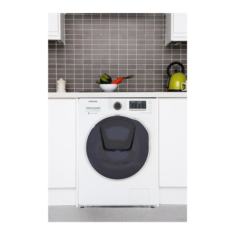 GRADE A1 - Samsung WD80K5410OW 8kg Wash 6kg Dry EcoBubblle/ AddWash 1400rpm Freestanding Washer Dryer - White
