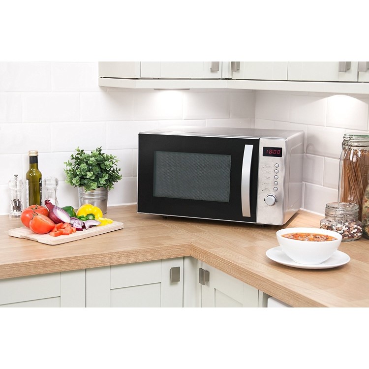 Russell Hobbs RHM2364SS 23L 800W Freestanding Digital Microwave in Stainless Steel