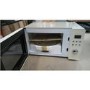 GRADE A2 - electriQ  20L 800W Retro Design Freestanding Digital Microwave in Cream