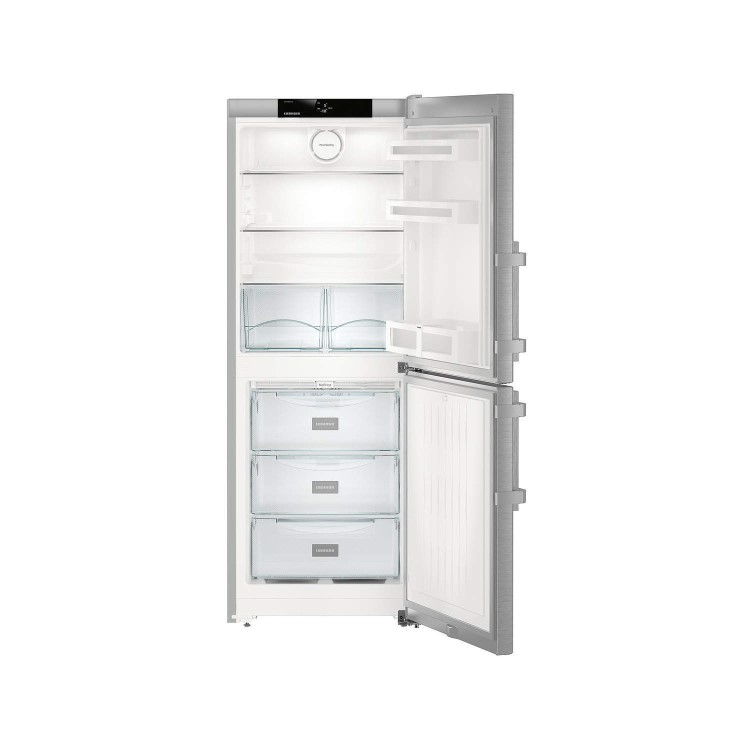 Liebherr 260 Litre Freestanding Fridge Freezer 50/50 Split Frost Free 60cm Wide - Stainless Steel