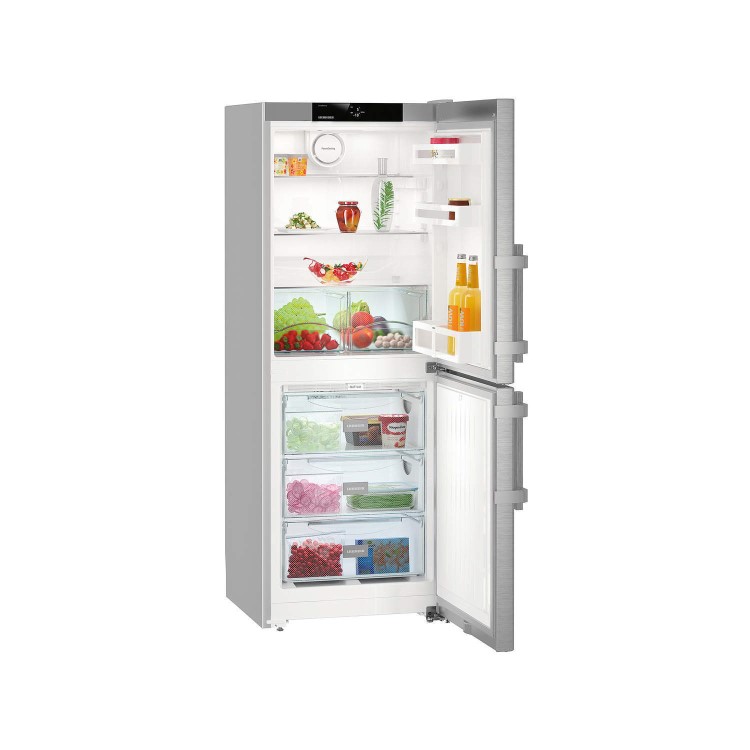 Liebherr 260 Litre Freestanding Fridge Freezer 50/50 Split Frost Free 60cm Wide - Stainless Steel