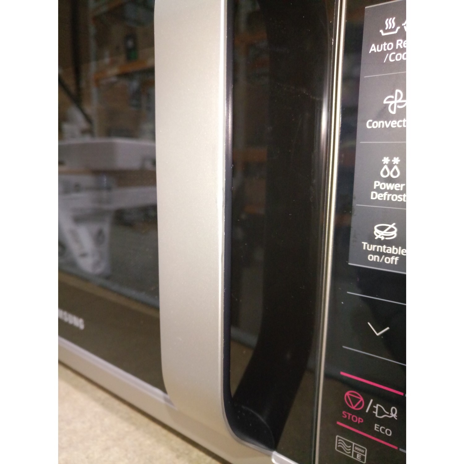 samsung mc28h5013as freestanding microwave oven