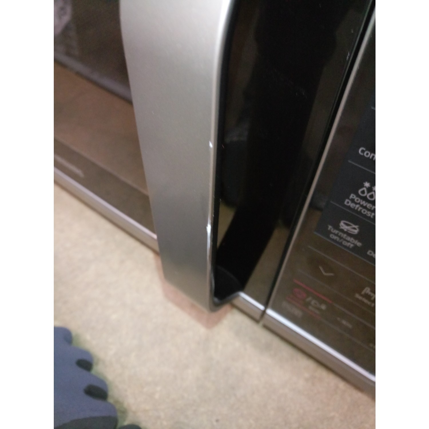 samsung mc28h5013as freestanding microwave oven
