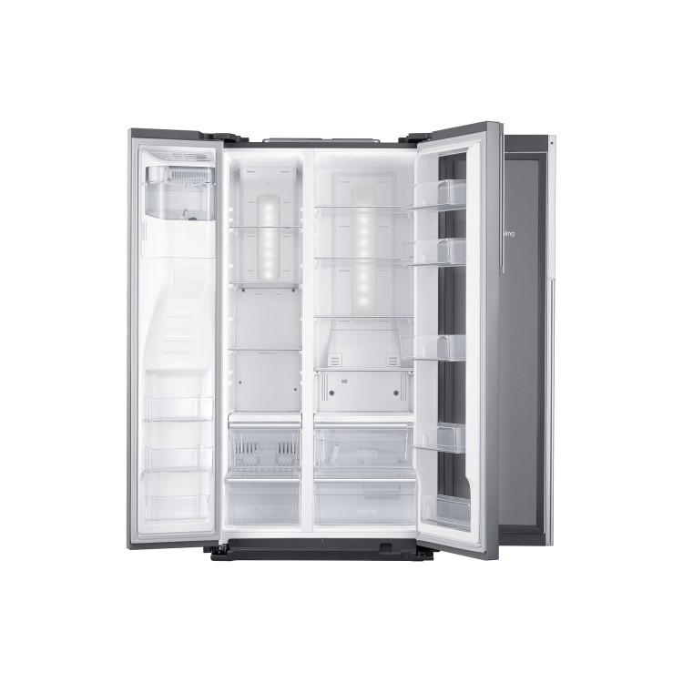 GRADE A2 - Samsung RH56J69187F 555L American Freestanding Fridge Freezer - Stainless Steel