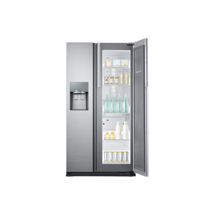 GRADE A2 - Samsung RH56J69187F 555L American Freestanding Fridge Freezer - Stainless Steel