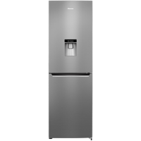 GRADE A2 - Hisense RB381N4WC1 Frost Free Freestanding Fridge Freezer With Water Dispenser Stainless Steel
