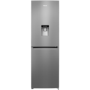 GRADE A2 - Hisense RB381N4WC1 Frost Free Freestanding Fridge Freezer With Water Dispenser Stainless Steel