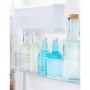 GRADE A2 - Hisense RB381N4WC1 Frost Free Freestanding Fridge Freezer With Water Dispenser Stainless Steel