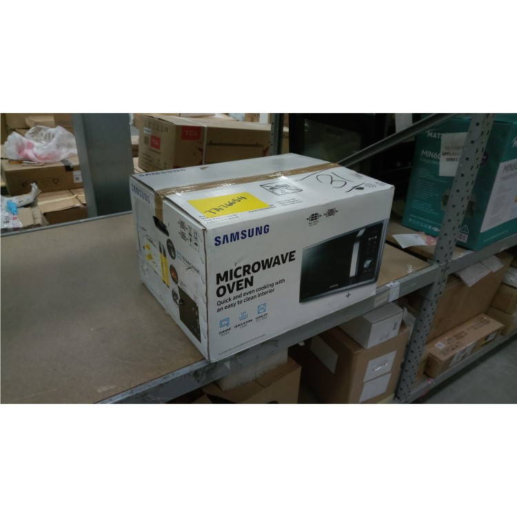 GRADE A2 - Samsung MS23F301EAK 23L 800W Freestanding Microwave in Black
