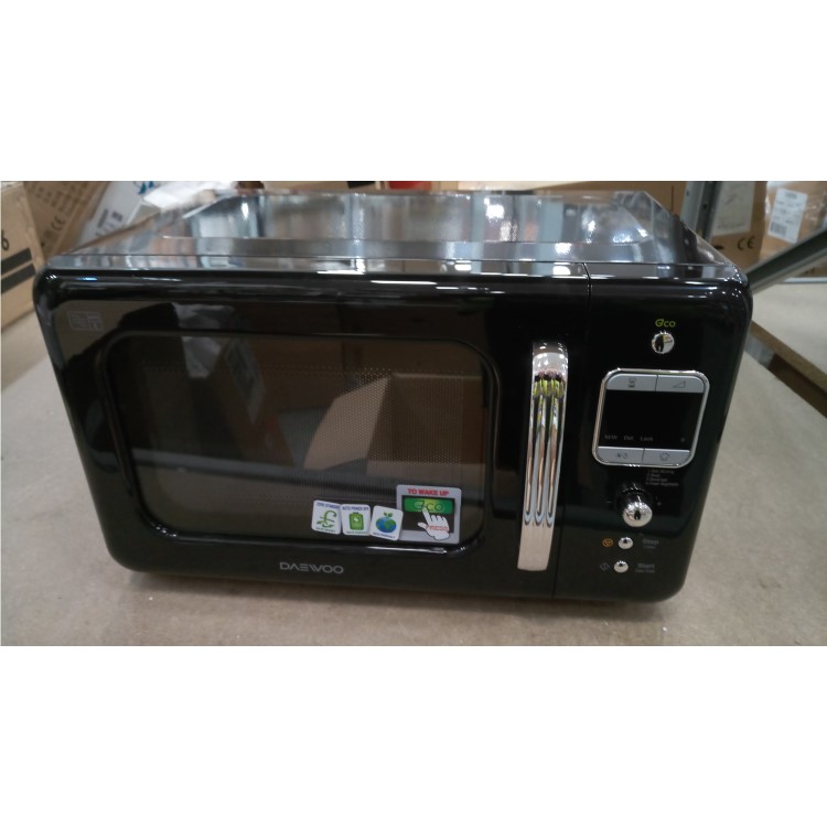 GRADE A2 - Daewoo KOR7LBKB 20L 800W Freestanding Microwave in Black