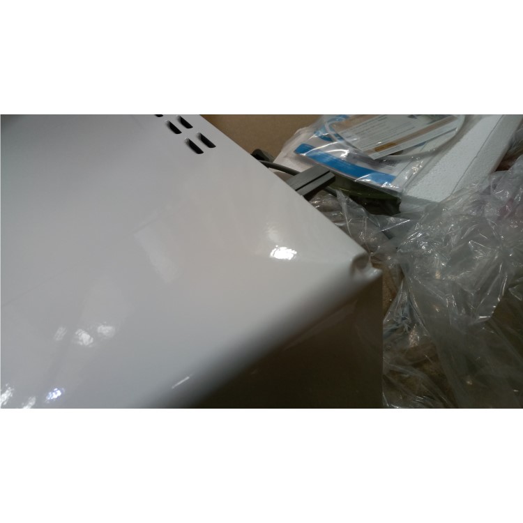 GRADE A2 - Daewoo QT1 14L 600W Manual Control Microwave - White - Great For Caravans And Motorhomes