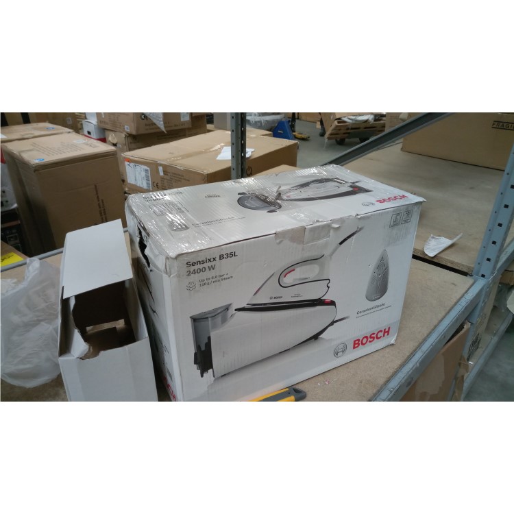 GRADE A2 - Bosch TDS3512GB Sensixx B35L Steam Generator Iron - White