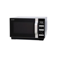 GRADE A2 - Sharp R360SLM 23L 900W Freestanding Microwave Oven With Flat Tray - Silver